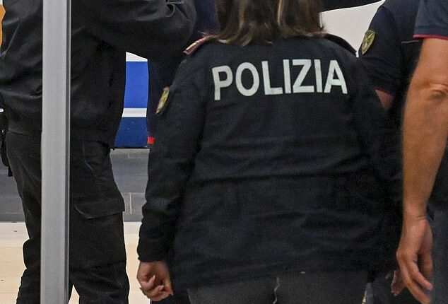 Music legend Sir Elton John was frisked by Italian police at the airport ahead of catching a private jet out of Sicily after performing at Dua Lipa and Callum Turner's wedding