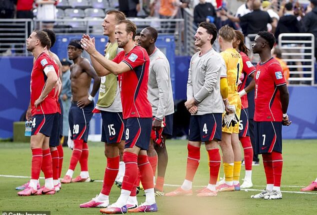 England booked their place in the last-32 at the World Cup by beating Panama, but their performance was attacked by pundits on US television