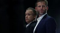 Eric Trump (right) attends the UFC Freedom 250 at the White House Sunday night. On social media, the President's middle son made clear that messages purportedly sent by him to a former fighting star were faked