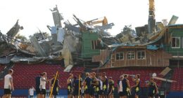 An explosive device 'went wrong' at the stadium the Swedish World Cup are using in Texas