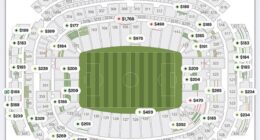 A current map of available tickets for Saudi Arabia v Cape Verde on SeatGeek shows up swathes of available seats