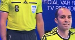 The Australian A-League official appeared to make an upside-down 'OK' hand gesture, which can be interpreted as a symbol linked to white supremacy