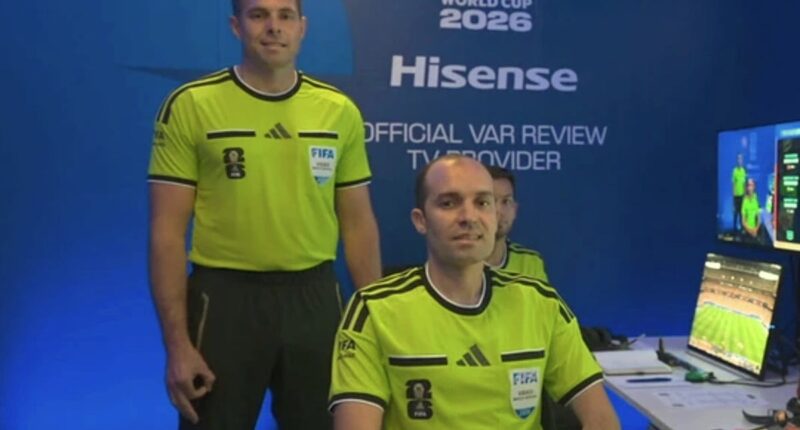 Fifa urged to remove World Cup VAR official over alleged white supremacist hand gesture
