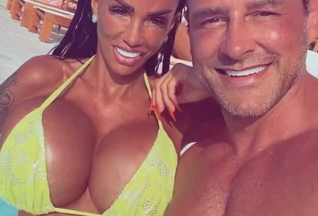 He's caused a storm in recent times following his arrest, but fans are distracted by Lee Andrews new look (pictured before with Katie Price)