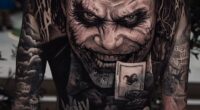 Alejandro Garnacho showed off his new tattoo inspired by Heath Ledger's Joker