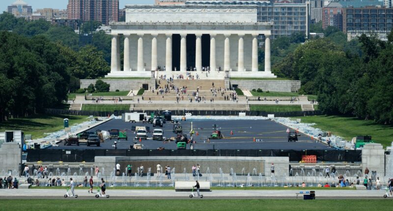 Fuel leak hits Trump’s National Mall extravaganza: report