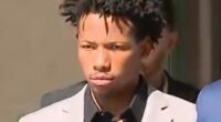Karmelo Anthony (above) was found guilty on Tuesday of murdering Austin Metcalf at a high school track meet in Texas last year. Now jurors must decide his sentence