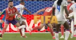 Bellegarde's shot hits off Grant Hanley's outstretched arm in Boston