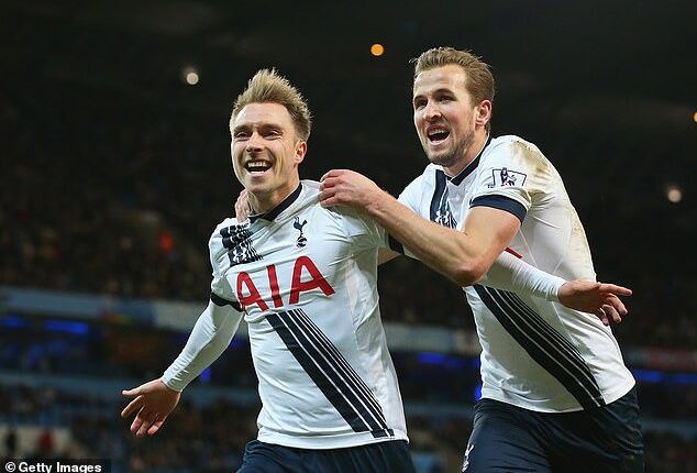 Harry Kane (right) has admitted former Tottenham team-mate Christian Eriksen (left) 'has some decisions to make'