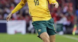Former Socceroo Harry Kewell (pictured) has taken aim at American pundit Mike Grella and the USA's standing as a football nation