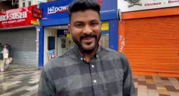 Mohamed Jesil ran across rooftops to catch and save a three-year-old girl who dangled out of a window for almost ten minutes