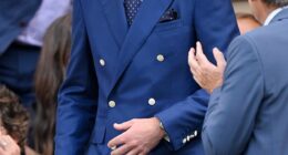 Prince William attends day fourteen of the Wimbledon Tennis Championships in 2025
