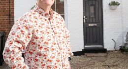 Jeff Prestridge has downsized from a four-bedroom town house in Hertfordshire to this smaller two-bedroom terraced property in Wokingham, Berkshire