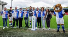 This is Blackburn Rovers Dads FC, an award-winning support group for bereaved fathers and the first of its kind in football - and has grown to a group of 25 since November 2024