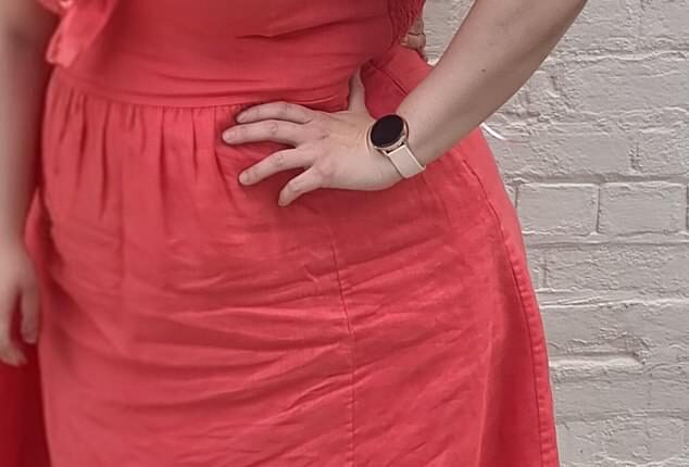 Mother-of-three Jessica Ingleson (pictured) had struggled with her weight since six-years-old. At her heaviest she was an 'uncomfortable' 135kg and size 24 in clothing