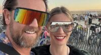 Katie Delimon went to Burning Man to try to reconnect with her ex-boyfriend. But when she met his friend Kenny, everything changed. (Katie and Kenny pictured together at the festival)