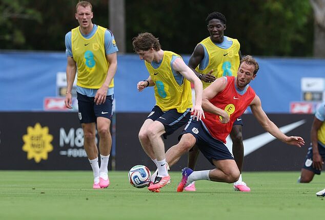 England had a successful first day in Florida as they trained in preparation for the World Cup