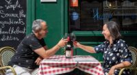Pictured: Charles and Dominika Lepelletier, the owners of Le Garrick