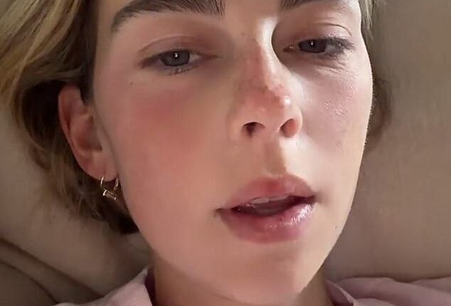 Sydney Towle has revealed she is in a lot of pain following Miami Swim Week