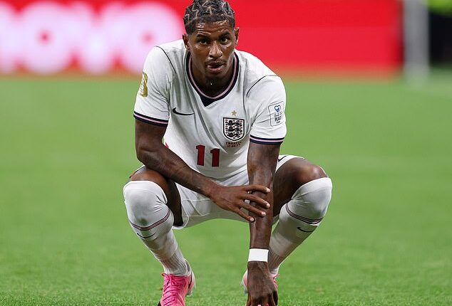 Marcus Rashford is not set to start England's clash with Ghana as he continues to work towards full fitness