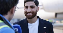 Iran's soccer team honored the 168 girls killed in a US missile strike after landing in Mexico for the World Cup