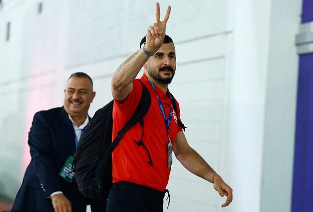 Iraq player Aymen Hussein was questioned for nearly seven hours at Chicago's O'Hare airport