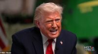 President Donald Trump walked out during an interview with NBC's Meet the Press