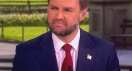 JD Vance, 41, faced some hard-hitting questions during a Monday appearance on The View