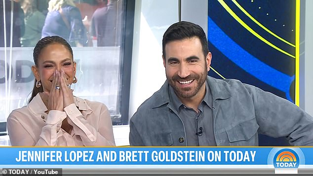 Jennifer Lopez has finally broken her silence on rumors she is dating her Office Romance co-star Brett Goldstein - after branding him her 'best onscreen kisser'