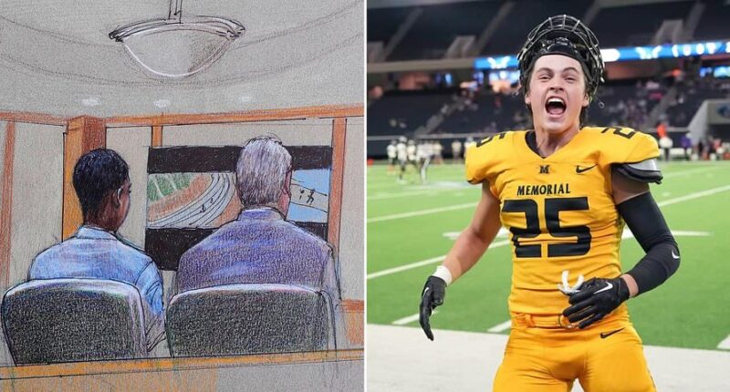 Karmelo Anthony juror left open mouthed with shock at sight of Austin Metcalf's body, as killer teen's lawyers suggest victim impaled himself on knife: Live updates