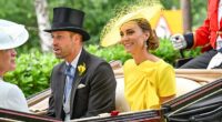 The Princess of Wales brought the sunshine to Royal Ascot after a two-year absence as she arrived at the races wearing a bright yellow dress today