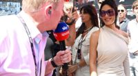 Kim Kardashian has come under fire after a toe-curling encounter with legendary TV reporter and former driver Martin Brundle at the Monaco Grand Prix on Sunday