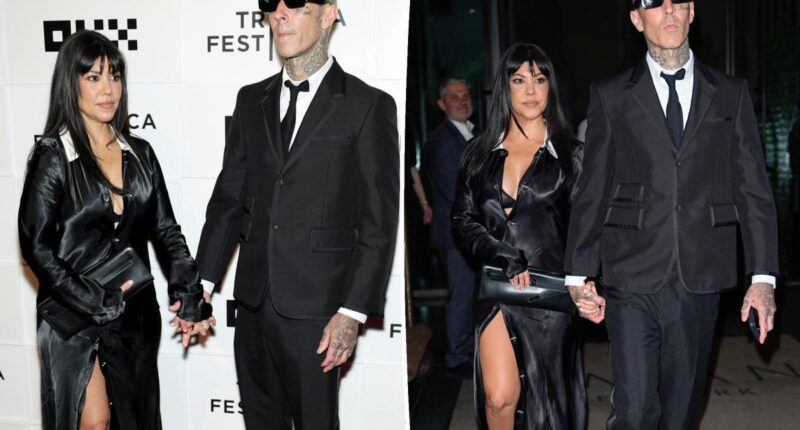 Kourtney Kardashian and Travis Barker make first red carpet appearance together in more than two years