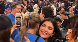 Kylie Jenner and Taylor Swift had an awkward courtside run-in at Madison Square Garden on Wednesday as they watched the New York Knicks take on the San Antonio Spurs