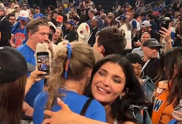 Kylie Jenner and Taylor Swift had an awkward courtside run-in at Madison Square Garden on Wednesday as they watched the New York Knicks take on the San Antonio Spurs