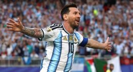 Lionel Messi made World Cup history with a hat-trick in Argentina's 3-0 win over Algeria