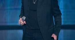 Lionel Richie, 77, left his fans concerned after he was forced to bring the first concert of his new tour to a halt after falling ill mid-performance on Wednesday; pictured on American Idol