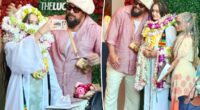 Lisa Bonet and ex Jason Momoa reunite for daughter Lola's high school graduation
