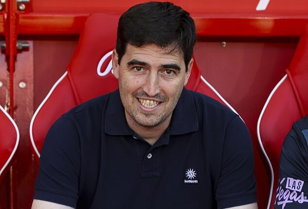 Liverpool have reached a verbal agreement with Andoni Iraola (pictured) to become their new head coach