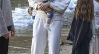 Madeline Holtznagel, 29, all but confirmed her engagement to Justin Hemmes, 53, on Monday after being spotted wearing a giant diamond ring while disembarking a seaplane