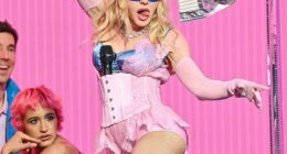 Madonna reignited speculation that she may have had a Brazilian butt lift during a wild performance in New York on Thursday