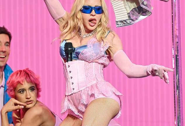 Madonna reignited speculation that she may have had a Brazilian butt lift during a wild performance in New York on Thursday