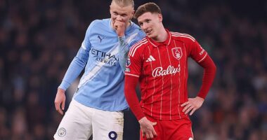 Manchester City's first offer for Nottingham Forest star Elliot Anderson has been rejected