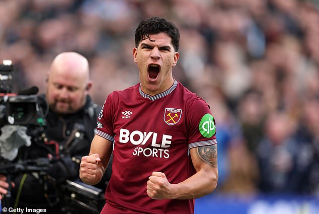 Man United lead the race for Matheus Fernandes: Red Devils prepare £80m bid for 'No 1 target' as they fight Arsenal, PSG and Real Madrid for West Ham star