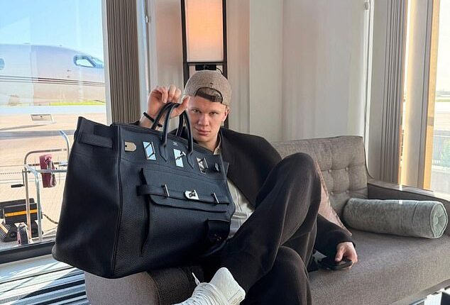 Manchester City striker Erling Haaland has amassed an impressive Hermes bag collection worth more than £650,000, the Mail on Sunday can reveal