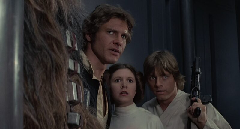 Star Wars - Han Leia Luke - A New Hope