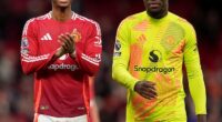 The futures of Marcus Rashford and Andre Onana are yet to be resolved after loan spells