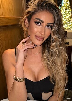 Jackson Lahmeyer admits that in 2022 he had sex with Caitlin Simmons Key (pictured), the former Miss Oklahoma USA with whom he exchanged red-hot text messages during the 2026 campaign