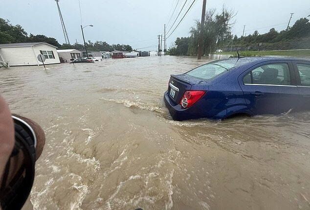 Severe thunderstorms brought treacherous flooding to Kentucky that killed four people