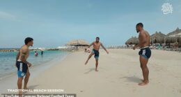 Curacao have been gearing up for their debut World Cup on the beaches of their island home